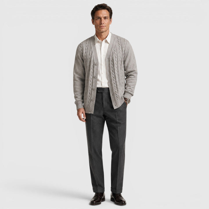 Sander | Herren Cardigan mit Knopfleiste