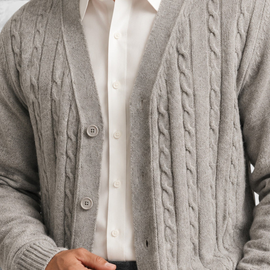 Sander | Herren Cardigan mit Knopfleiste