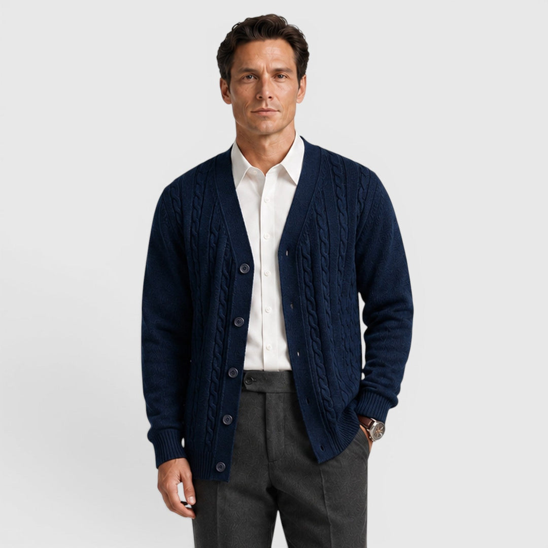 Sander | Herren Cardigan mit Knopfleiste