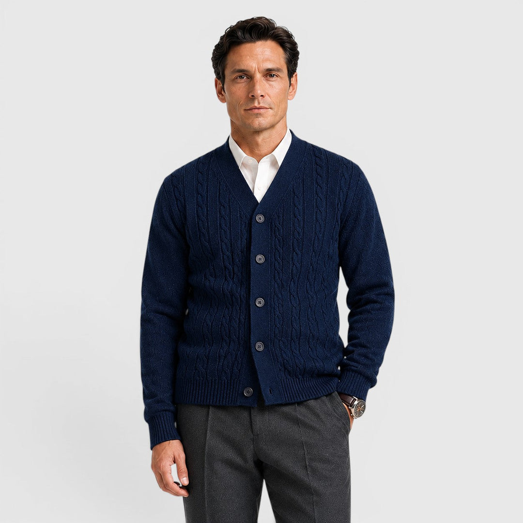 Sander | Herren Cardigan mit Knopfleiste