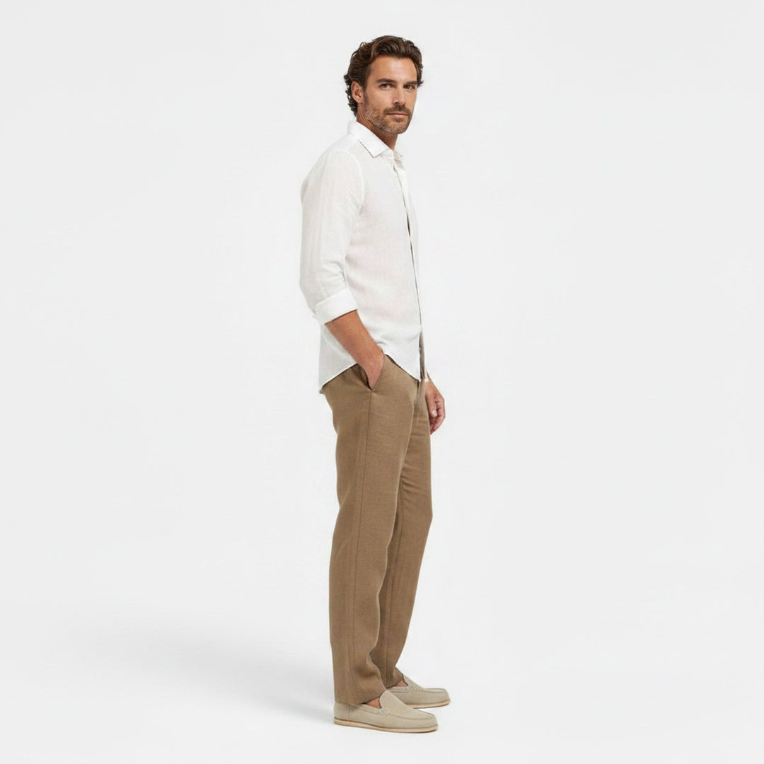 Anton | Herren Leinenhose mit geradem Bein