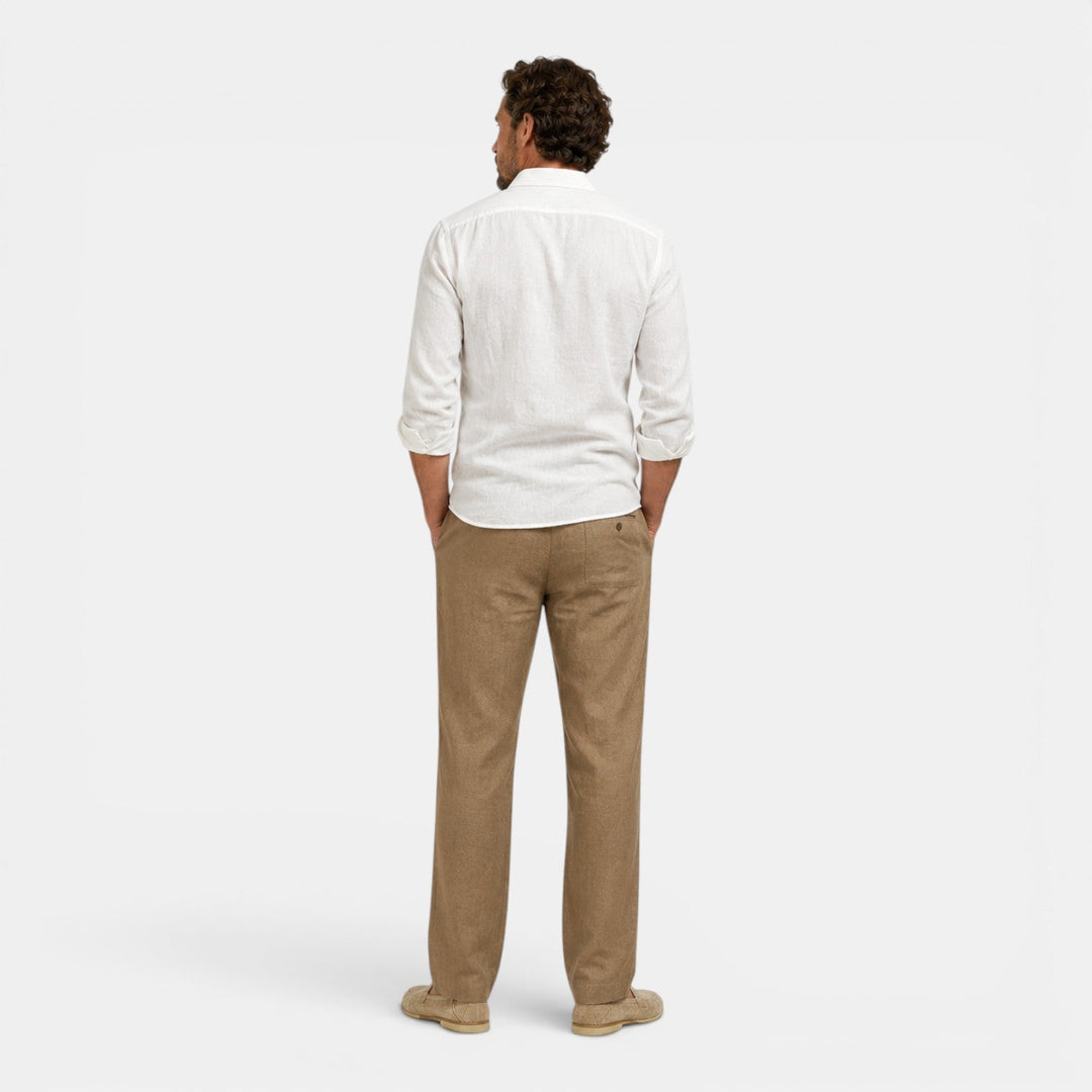 Anton | Herren Leinenhose mit geradem Bein