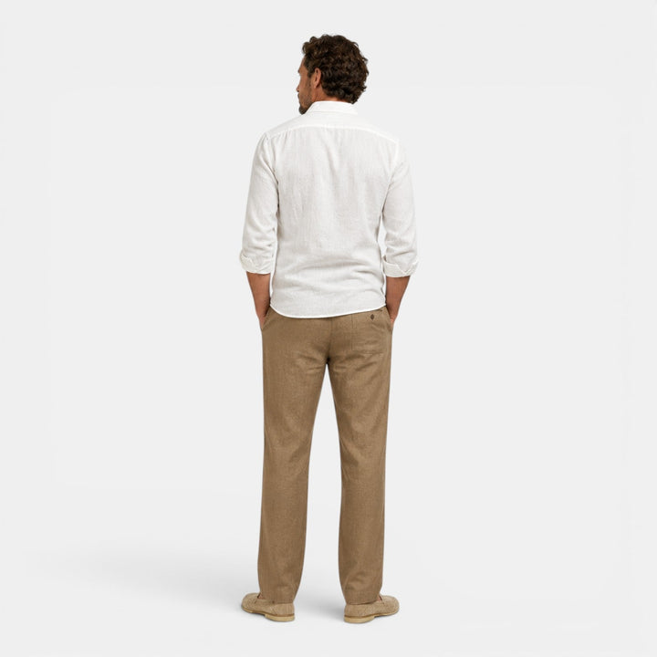 Anton | Herren Leinenhose mit geradem Bein