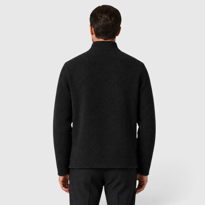 Lukas | Herren Strick Cardigan mit Kragen