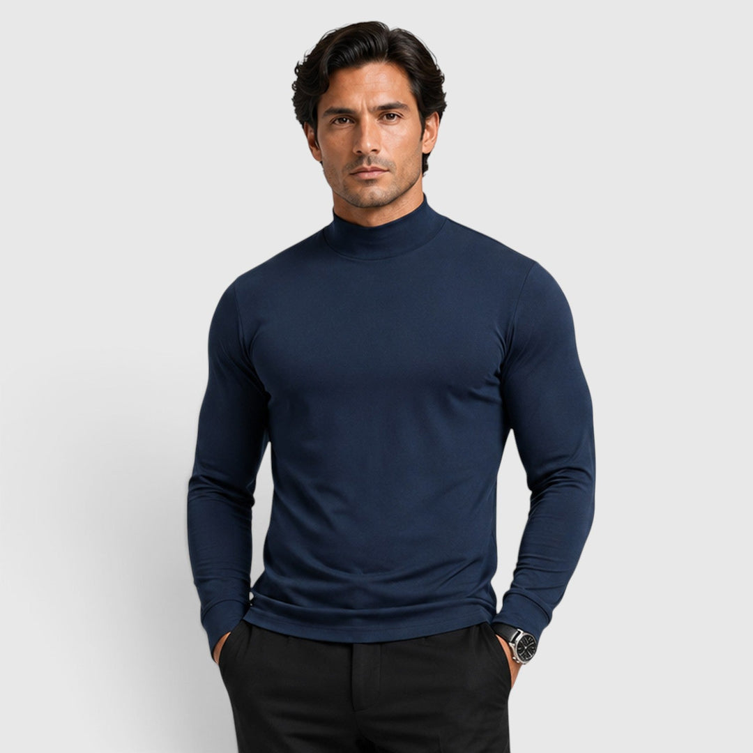 Simon | Herren Rollkragenpullover Slim Fit