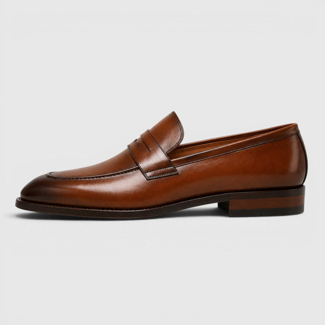 Bruno | Herren Leder Loafer mit eckiger Spitze