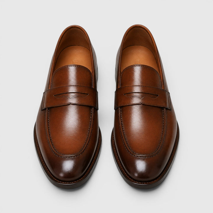 Bruno | Herren Leder Loafer mit eckiger Spitze