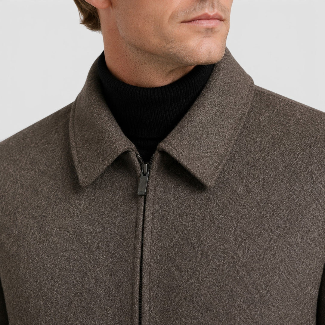 Oliver | Herren Wollmix Zip Jacke