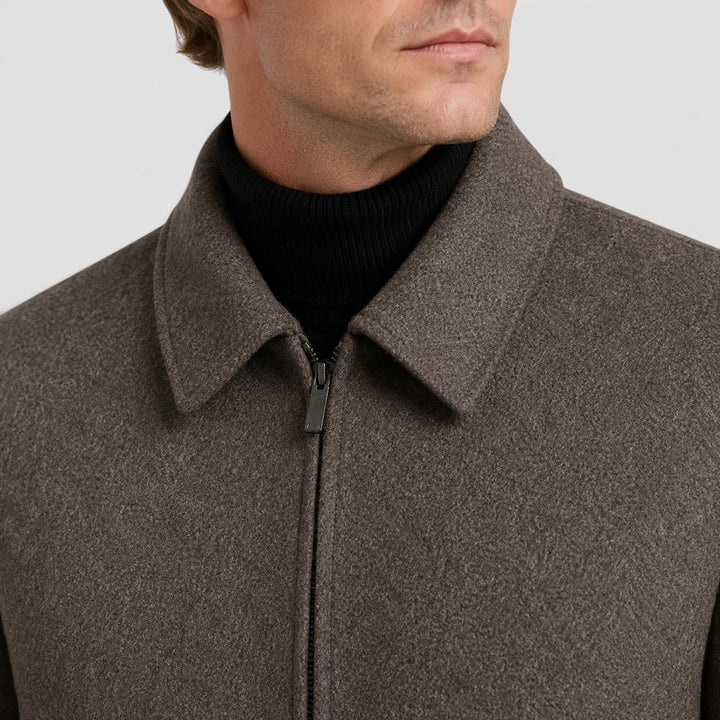 Oliver | Herren Wollmix Zip Jacke