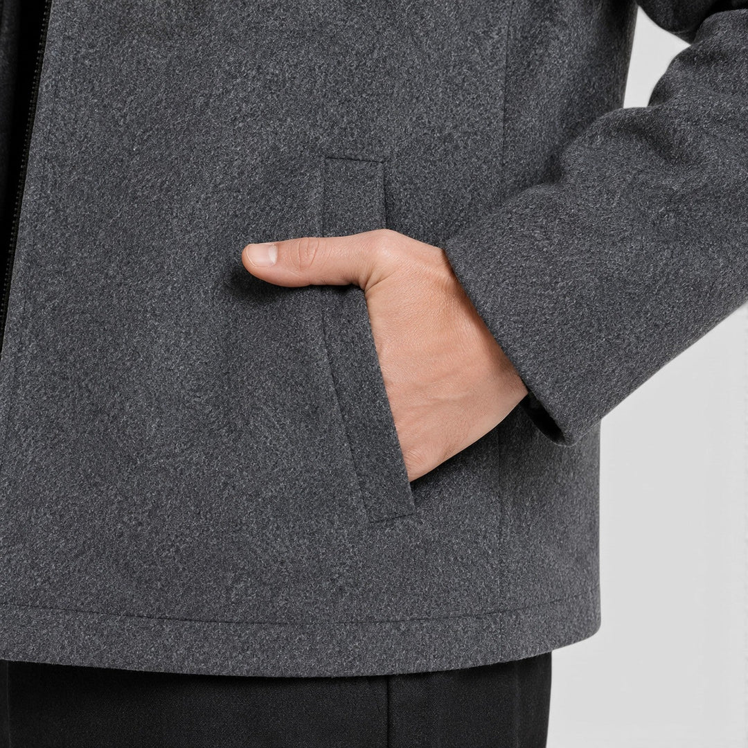 Oliver | Herren Wollmix Zip Jacke