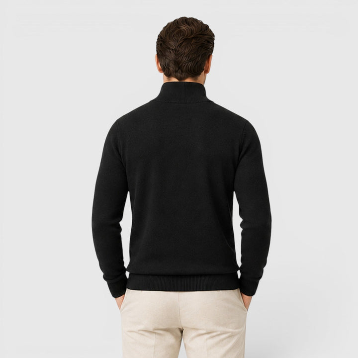 Florian | Herren Pullover mit Viertelreißverschluss