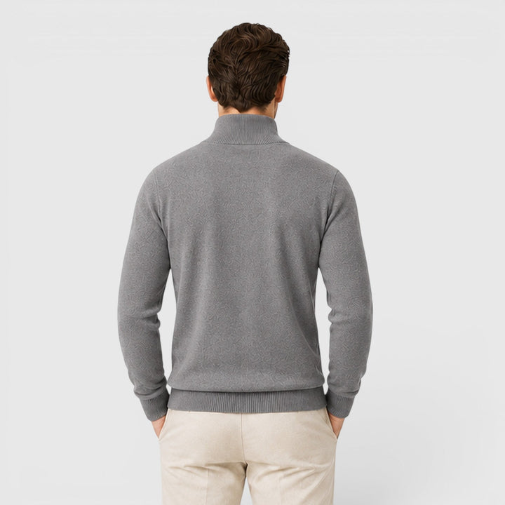 Florian | Herren Pullover mit Viertelreißverschluss