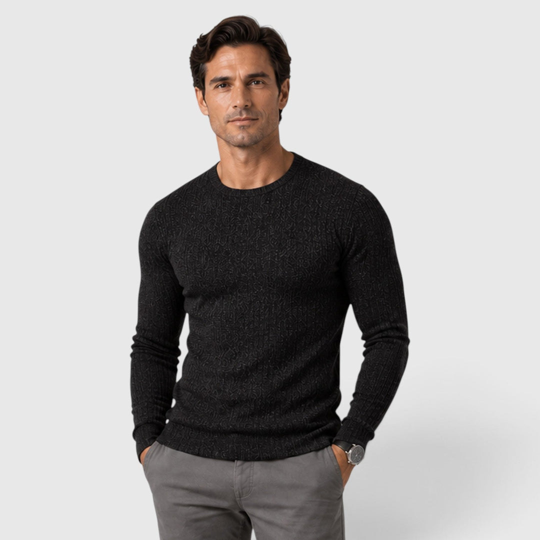 Lorenz | Men's Ribbed-Knit Sweater