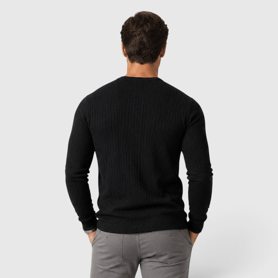 Lorenz | Men's Ribbed-Knit Sweater