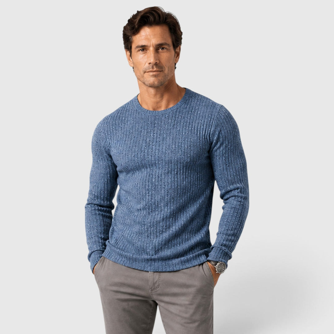 Lorenz | Men's Ribbed-Knit Sweater