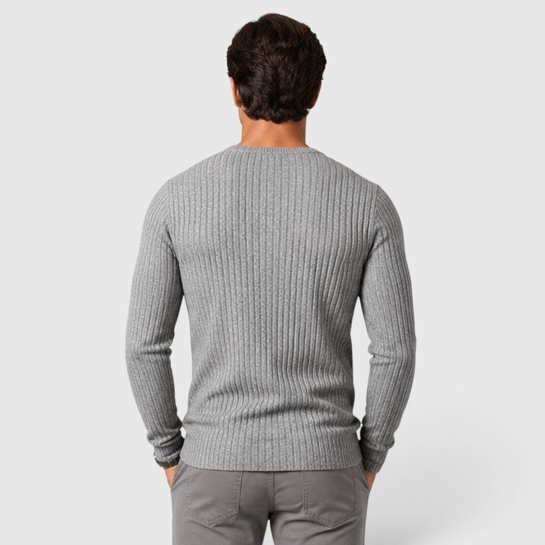 Lorenz | Men's Ribbed-Knit Sweater