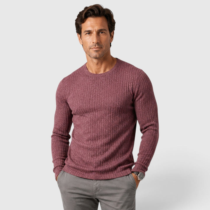 Lorenz | Men's Ribbed-Knit Sweater