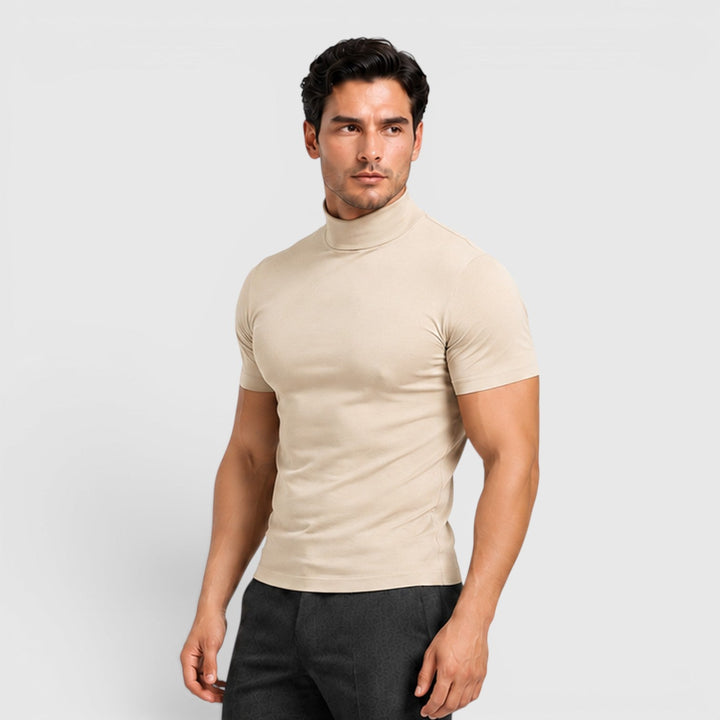 Julian | Men's Mock-Neck T-Shirt