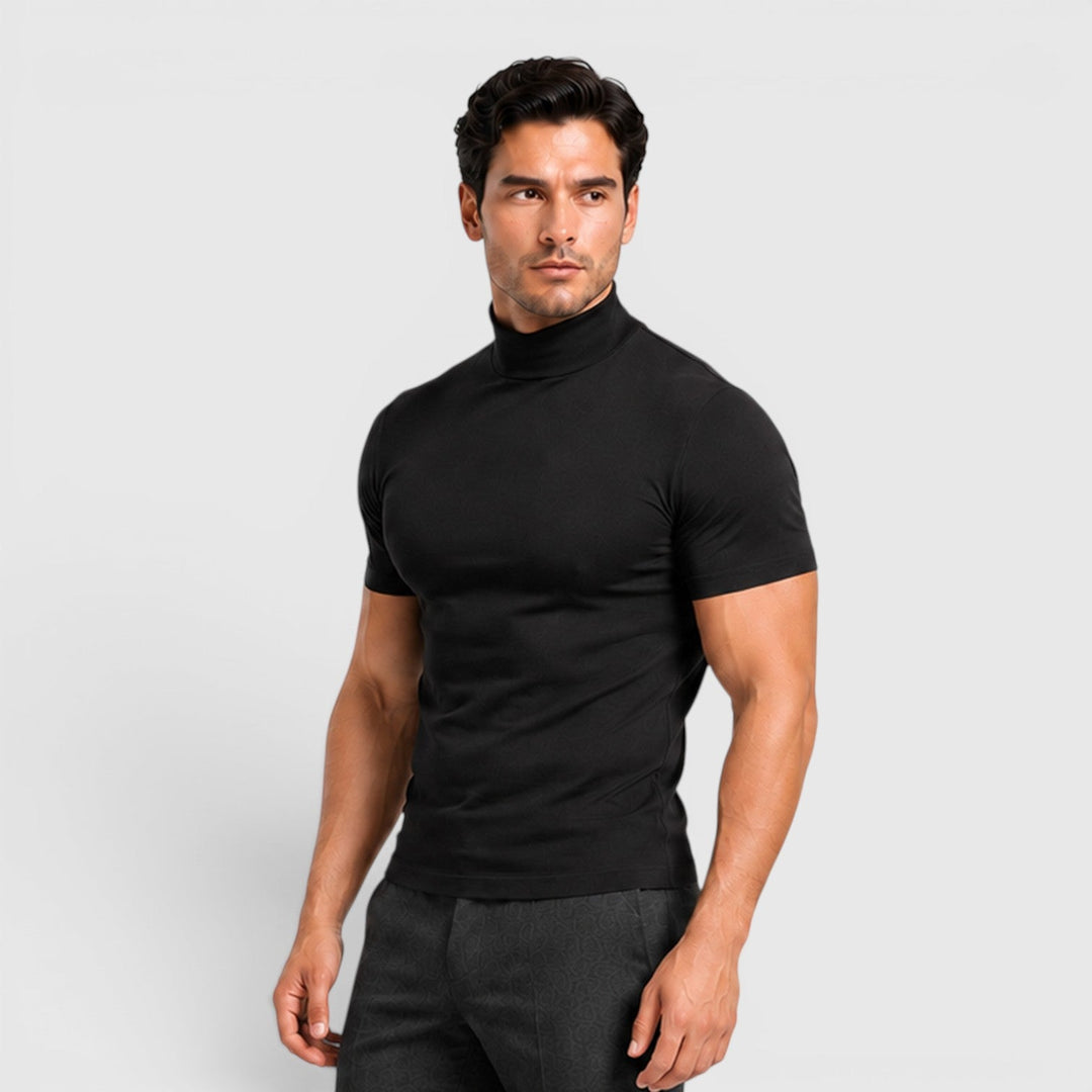 Julian | Men's Mock-Neck T-Shirt