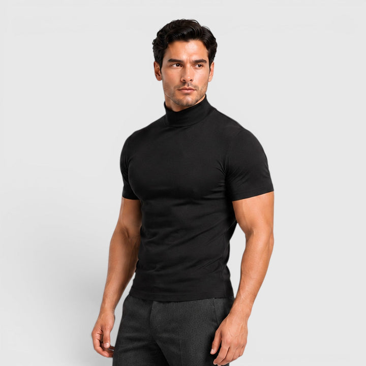 Julian | Men's Mock-Neck T-Shirt