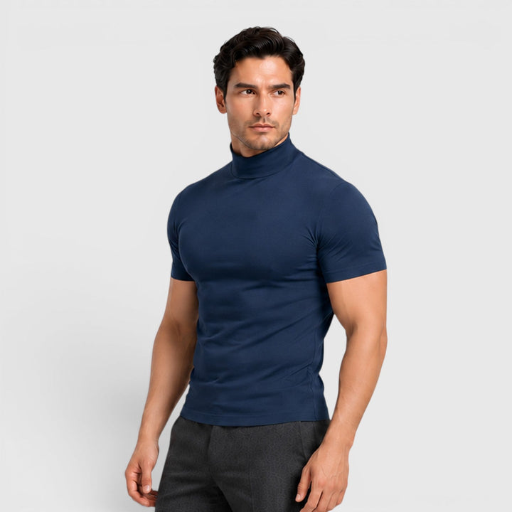 Julian | Men's Mock-Neck T-Shirt