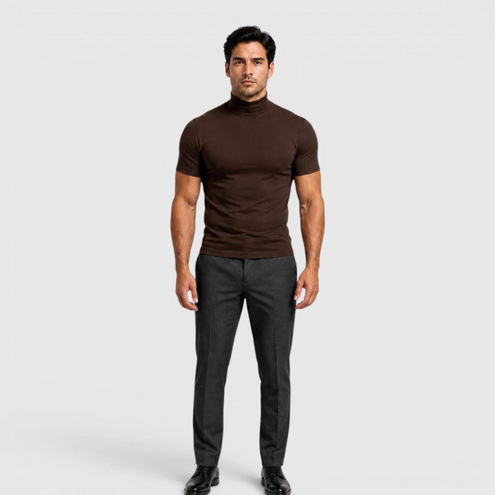 Julian | Men's Mock-Neck T-Shirt