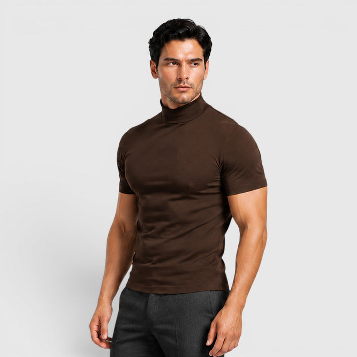 Julian | Men's Mock-Neck T-Shirt