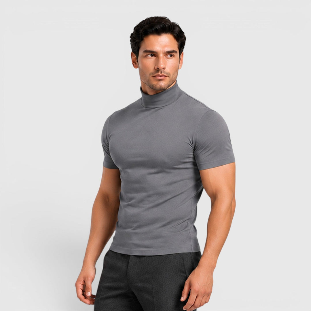 Julian | Men's Mock-Neck T-Shirt