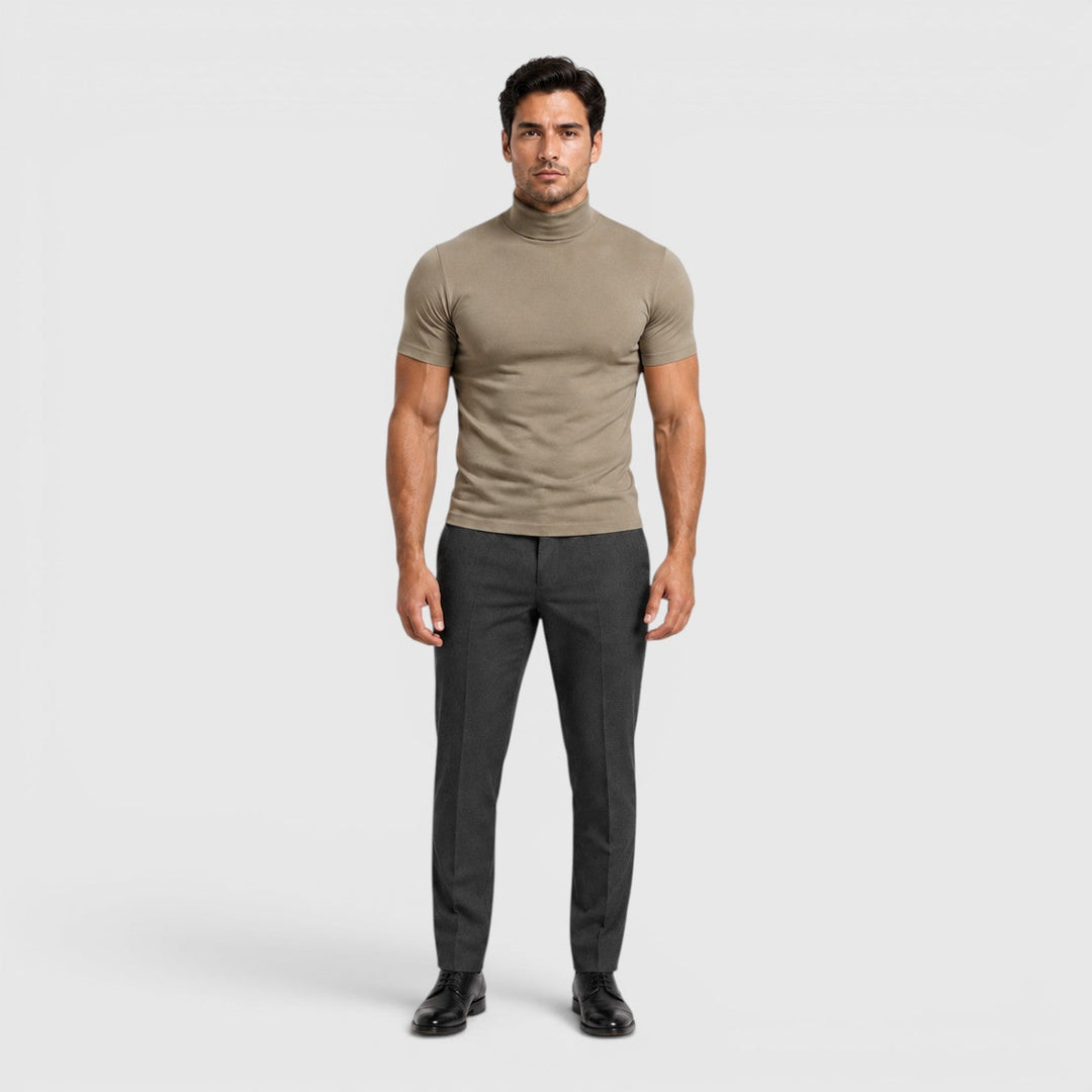 Julian | Men's Mock-Neck T-Shirt