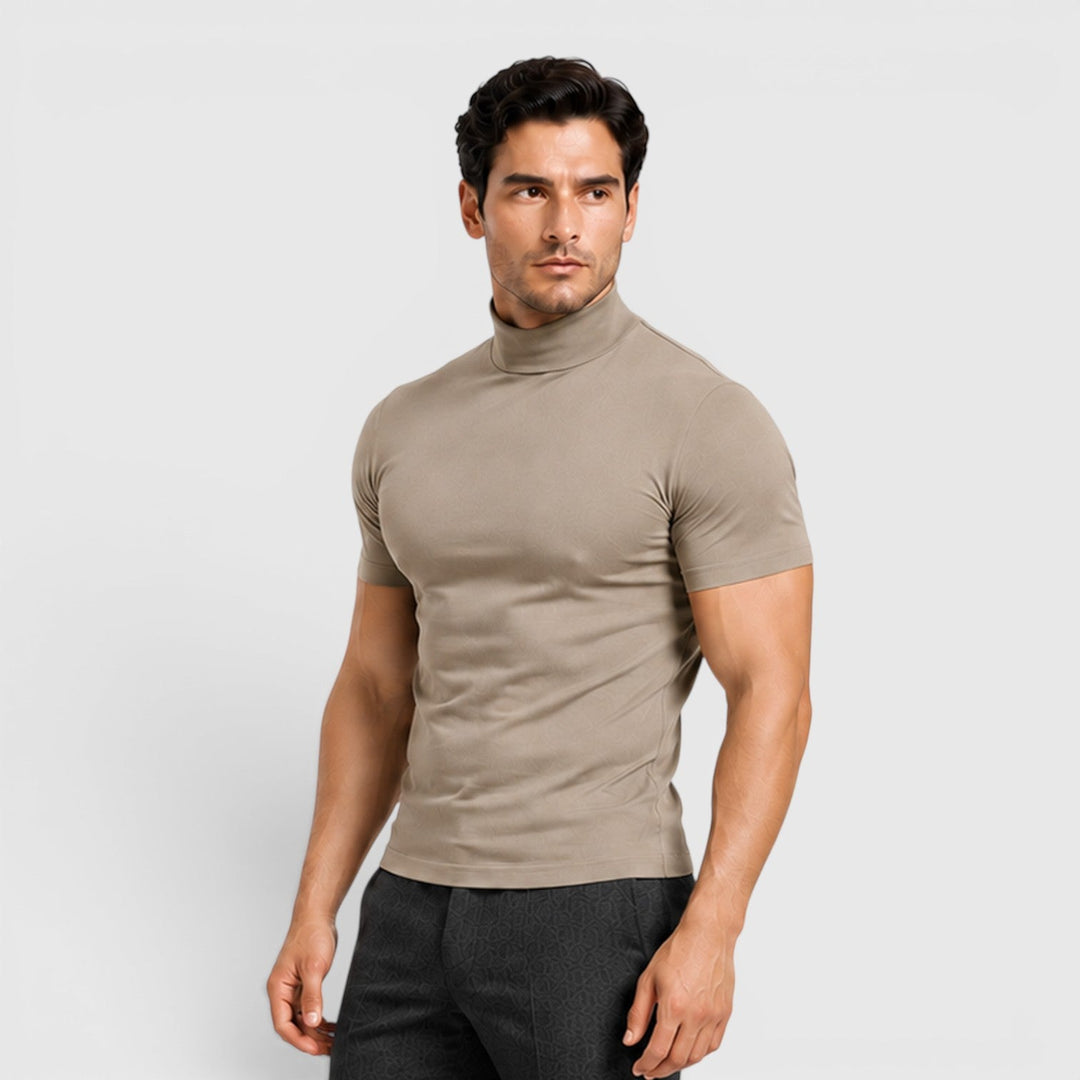 Julian | Men's Mock-Neck T-Shirt