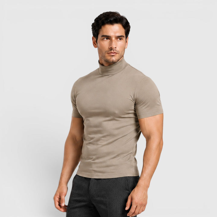 Julian | Men's Mock-Neck T-Shirt