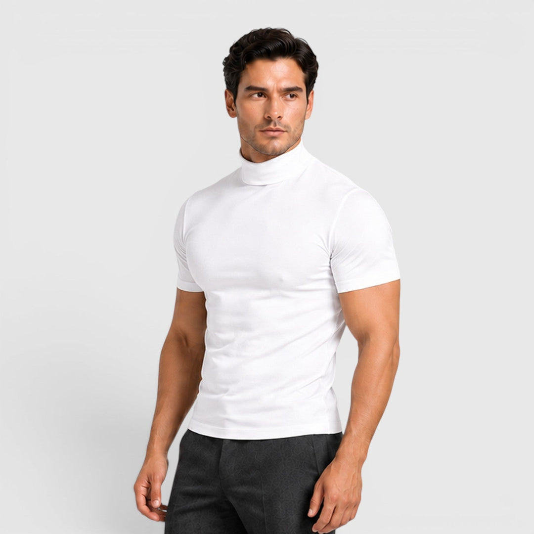 Julian | Men's Mock-Neck T-Shirt