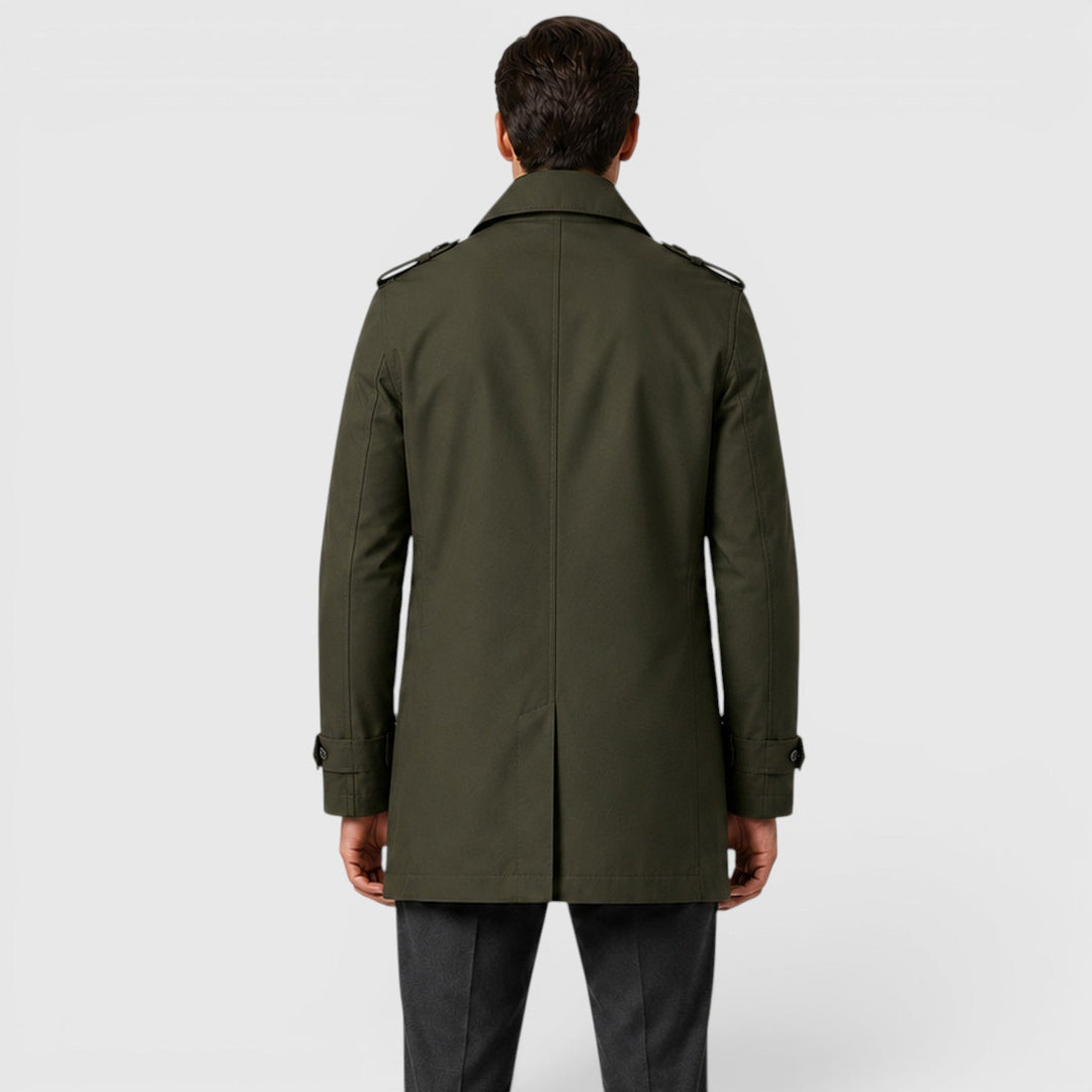 Nicolas | Herren Trenchcoat im Military-Look