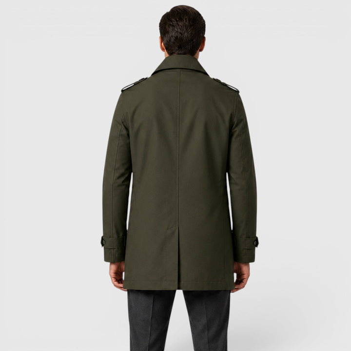 Nicolas | Herren Trenchcoat im Military-Look