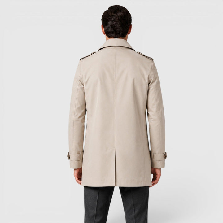 Nicolas | Herren Trenchcoat im Military-Look