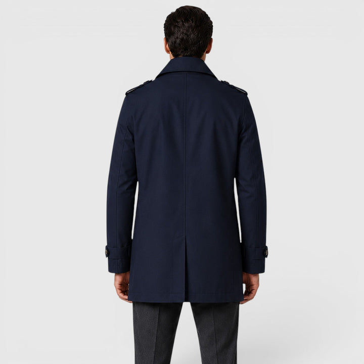 Nicolas | Herren Trenchcoat im Military-Look