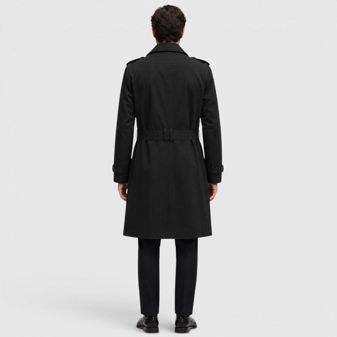 Leon | Herren Trenchcoat mit Gürtel