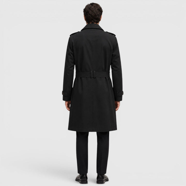 Leon | Herren Trenchcoat mit Gürtel