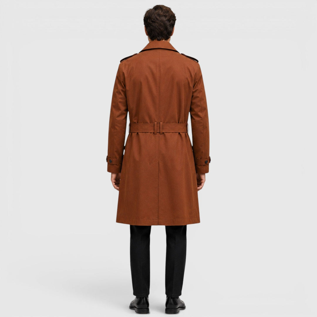 Leon | Herren Trenchcoat mit Gürtel