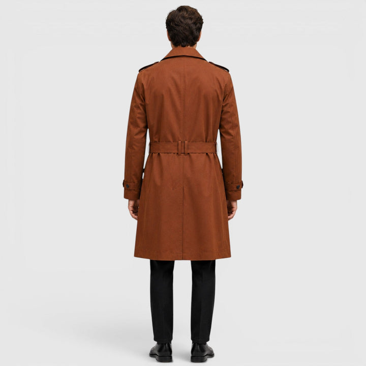 Leon | Herren Trenchcoat mit Gürtel