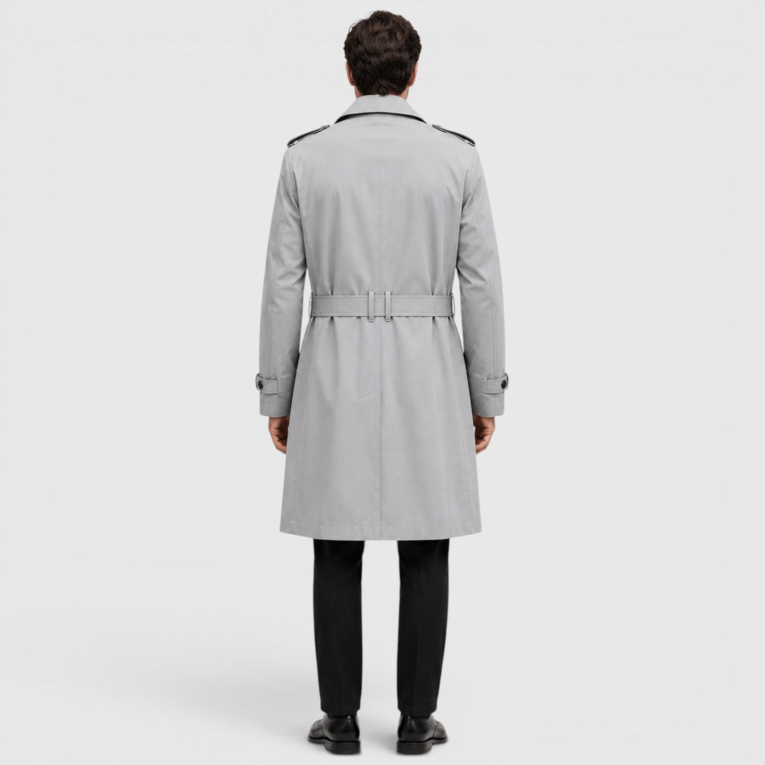 Leon | Herren Trenchcoat mit Gürtel