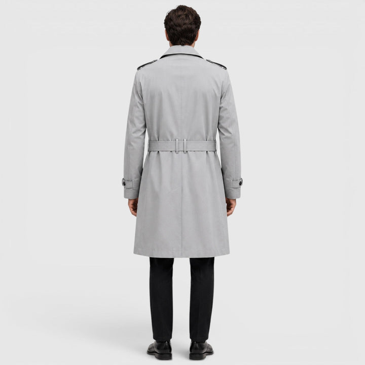 Leon | Herren Trenchcoat mit Gürtel