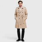 Leon | Herren Trenchcoat mit Gürtel