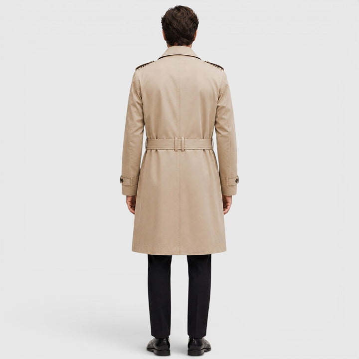 Leon | Herren Trenchcoat mit Gürtel