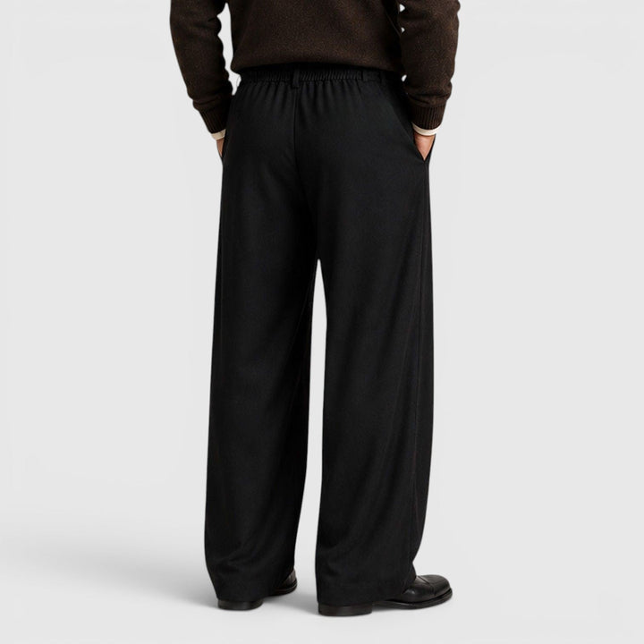 Konrad | Herren Bundfaltenhose mit weitem Bein