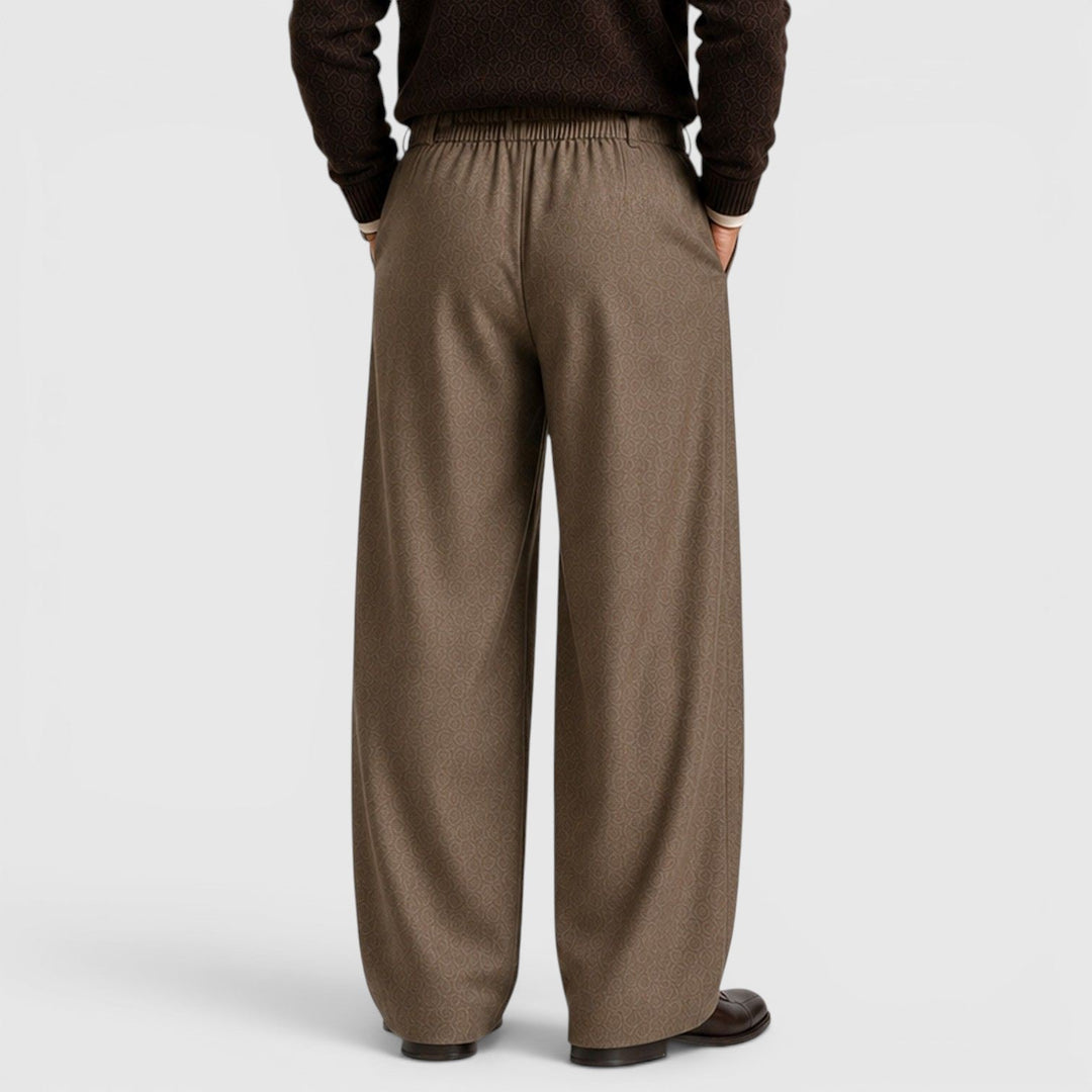 Konrad | Herren Bundfaltenhose mit weitem Bein