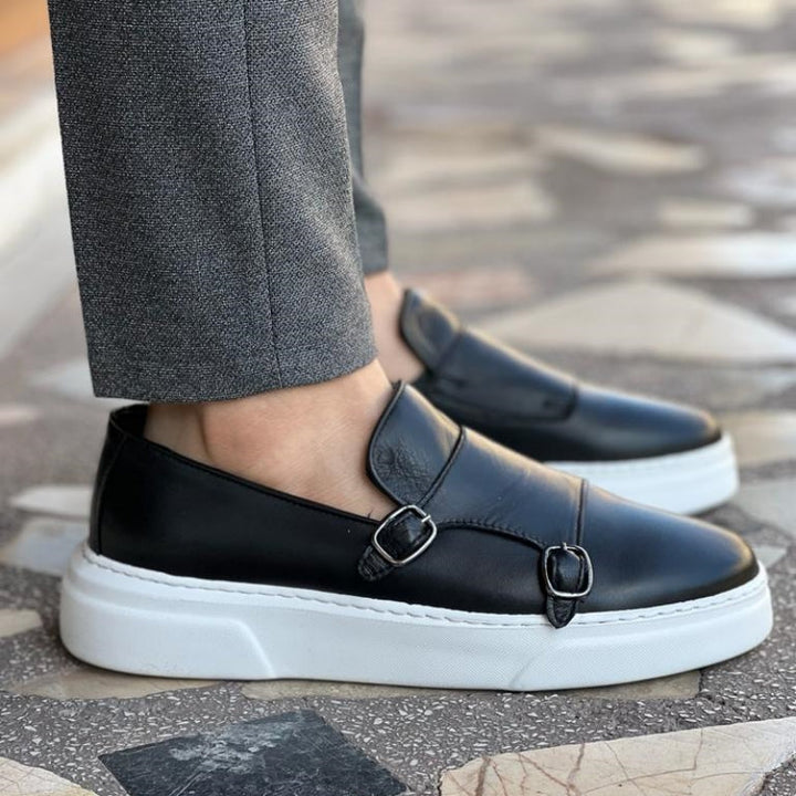 Morris | Herren Leder Loafer mit Schnallen