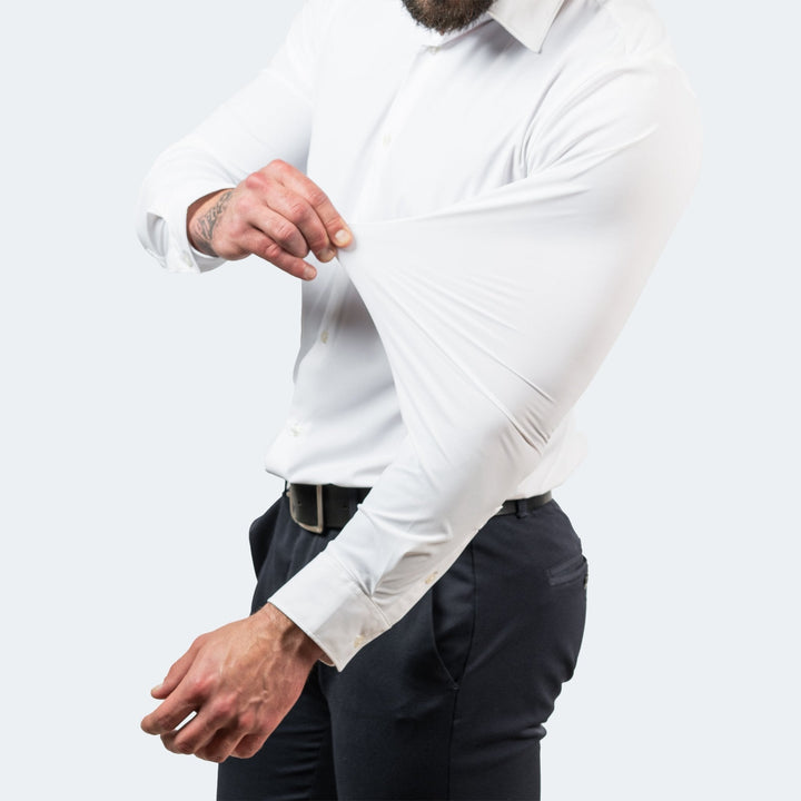 Alexander | Herren Stretchhemd knitterarm