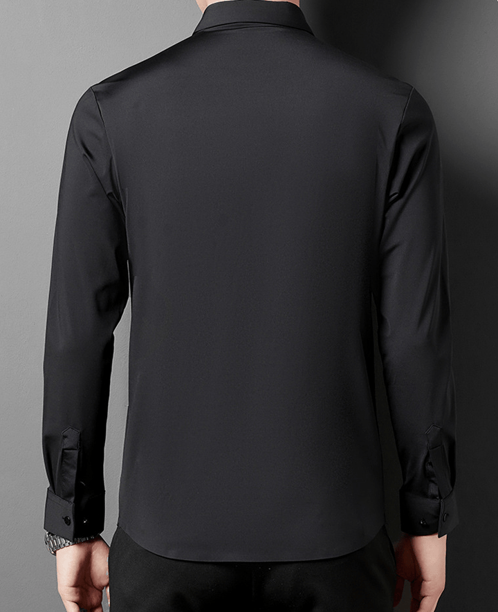 Alexander | Herren Stretchhemd knitterarm