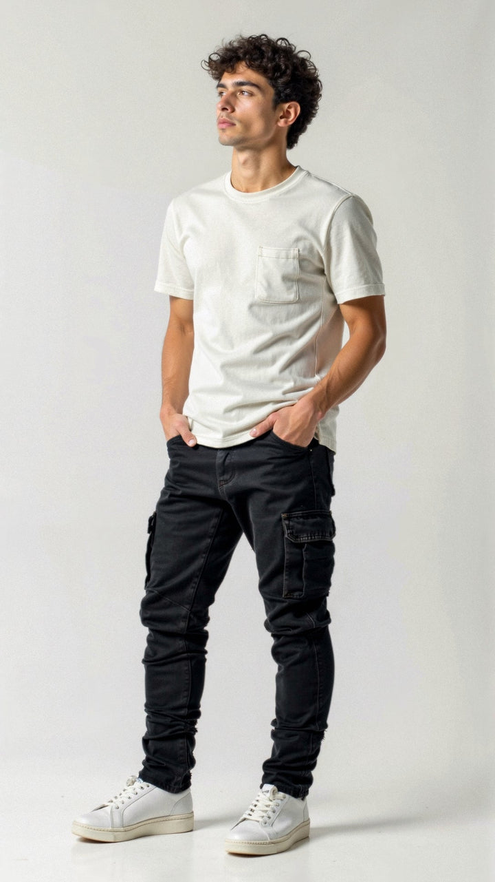 Casper | Herren Cargo Jeans mit Stretch